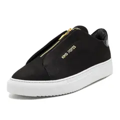 VIOLA - Tenis en Cuero Argentino Negro Nobuck Arigat