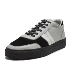 VIOLA - Tenis en Cuero Argentino Gris Boston