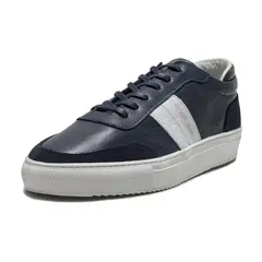 VIOLA - Tenis en Cuero Argentino Azul Boston