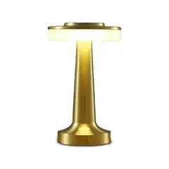 XIONG CHENG - Lámpara De Mesa Led Recargable Táctil Graduable 3 Tonos