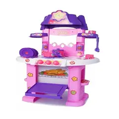 GENERICO - Cocina De Niña Con Accesorios Luces Sonidos Puerta Que Abre