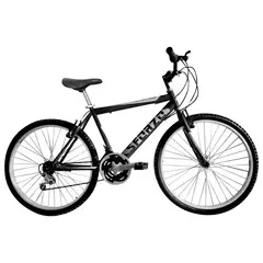 SFORZO - Bicicleta Rin 26 En Aluminio 18 Cambios Negra-