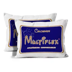 DORMILANDIA - Set x2 Almohadas Multiflex 70 x 50 cm