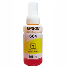 EPSON - Tinta 664 Amarilla para impresora l210 l355 l365 l555 l575