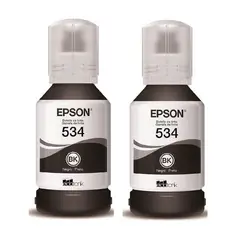 EPSON - Tinta 534 Negra para impresoras M1100 M1120 M1180 M2120 KITX2