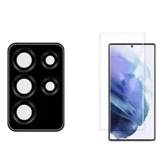 GENERICO - Vidrio Protector Uv mas Vidrio de Cámara Para Samsung S24 Ultra