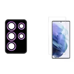 GENERICO - Vidrio Protector Uv mas Vidrio de Cámara Para Samsung S24 Ultra
