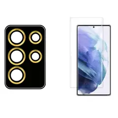 GENERICO - Vidrio Protector Uv mas Vidrio de Cámara Para Samsung S24 Ultra