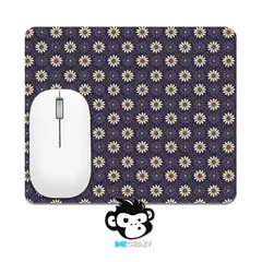 GENERICO - Mouse Pad Flores Beige Con Morado