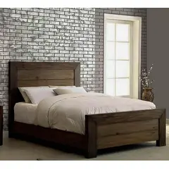 22 GRADOS DECORACION - Cama Liat Roble para colchon 2x2mt 22Grados Decoracion