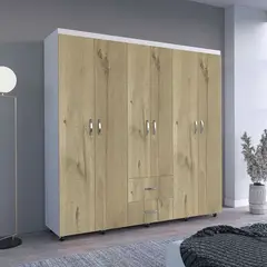 RTA MUEBLES - Closet bariloche 2x2 blanco marquez cbd 8730