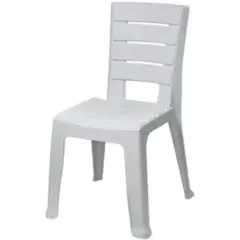 RIMAX - Silla baru sin brazos gris hielo