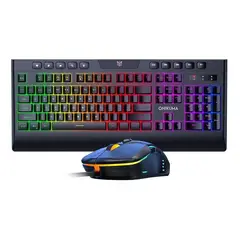 ONIKUMA - Kit de Teclado y Mouse G21 y CW902 Negro Retroiluminado