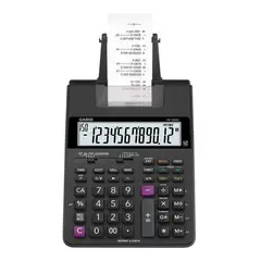 CASIO - SUMADORA DE ROLLO HR100 12 DIGITOS MAS ADAPTADOR