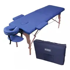 NANOFORT - Camilla Masajes Profesional Tattoo Cama Spa Plegable Azul
