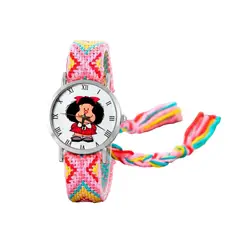 DAYOSHOP - Reloj Mafalda Tejido Hilos Artesanal Mujer Dama Estuche