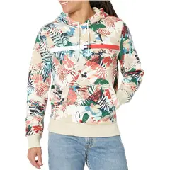 TOMMY HILFIGER - Buzo con capucha estampado con bandera para hombre