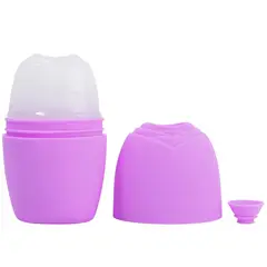 ONE PIXEL - Rodillo Masajeador Facial Hielo SIlicona Morado