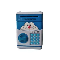 GENERICO - Alcancía Electrónica Doraemon Tipo Caja Fuerte Con Clave
