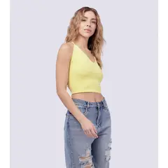 DEREK - Blusa con Esvote en V Para Mujer