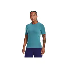 UNDER ARMOUR - Camiseta Mujer RUSH SEAMLESS SS Azul