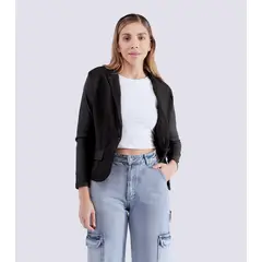 UNSER - Blazer Unicolor Para Mujer