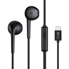 1HORA - Audífonos Manos Libres Con Micrófono In-ear Tipo C Negros Aut124