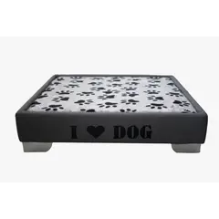 MAOS - BASE CAMA EN MADERA ACOLCHADA PARA PERRO