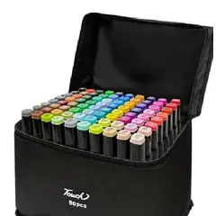 GENERICO - Kit Marcadores Doble Punta X 80 Piezas Escritorio
