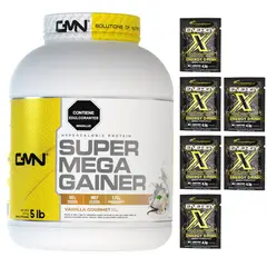 GMN - Super Mega Gainer 5 Libras De Vainilla Con Energy X