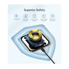 CHOETECH - Cargador Inalámbrico Carga Rápida 10w Para Smartphones