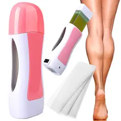 GENERICO - Calentador Cera Roll On - Kit Cera Depilatoria