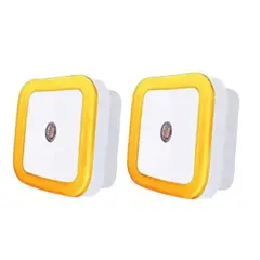 CLIGHT - Luz Lampara Led De Enchufe Con Sensor X2 Bebes Noche Pasillo