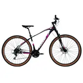 FUSION - Bicicleta Korbin Rin 29 Aluminio 24 vel Negro Rosado