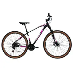FUSION - Bicicleta Korbin Rin 29 Aluminio 24 vel Negro Rosado