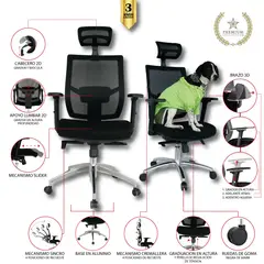 MUEBLESYA - Silla De Escritorio y Oficina Chaparral Ejecutiva Premium