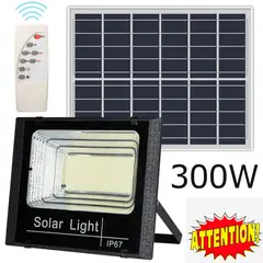 ONE PIXEL - Reflector Solar 300w Lampara Led Panel Solar Control Remoto