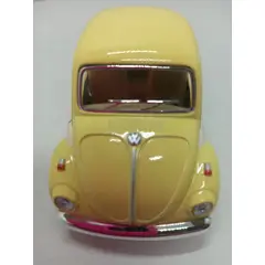 GENERICO - CARRO VOLKSWAGEN ESCARABAJO AMARILLO A ESCALA 136