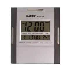 GENERICO - Reloj Pared y Escritorio Termómetro y Alarma