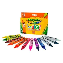 POINTER - Crayones Crayola Extra Jumbo So Big, 12 Piezas.