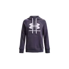 UNDER ARMOUR - Buzo Mujer RIVAL FLCE LOGO HDIE Gris