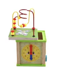 GENERICO - Cubo Didactico Laberinto Montessori Multifuncional bebes