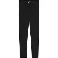 TOMMY HILFIGER - Leggings De Corte Skinny Con Parche Mujer Negro Tommy Jeans