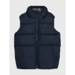 TOMMY HILFIGER - Chaleco Essential Acolchado Niño Azul