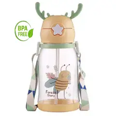 MUNDO BEBE - Vaso Pitillo Termo Para Bebe Niña