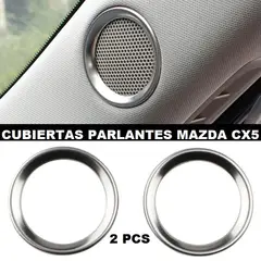 GENERICO - Accesorios mazda cx5 cubierta cromada parlante x 2 pcs