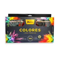 NORMA - Caja de Colores Premium X 100 Unds