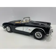 MOTORMAX - CARRO CORVETTE 1959 NEGRO A Escala 1:24