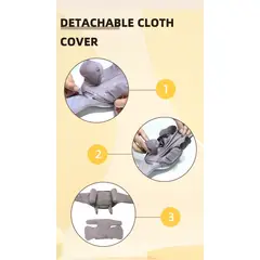 GENERICO - Masajeador inalambrico calefactor cervical 3 en 1 FK23D-106