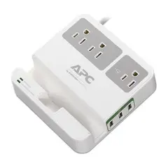 APC - P3U3 APC, 3 tomas de salida, 3 puertos de carga USB, 120 V